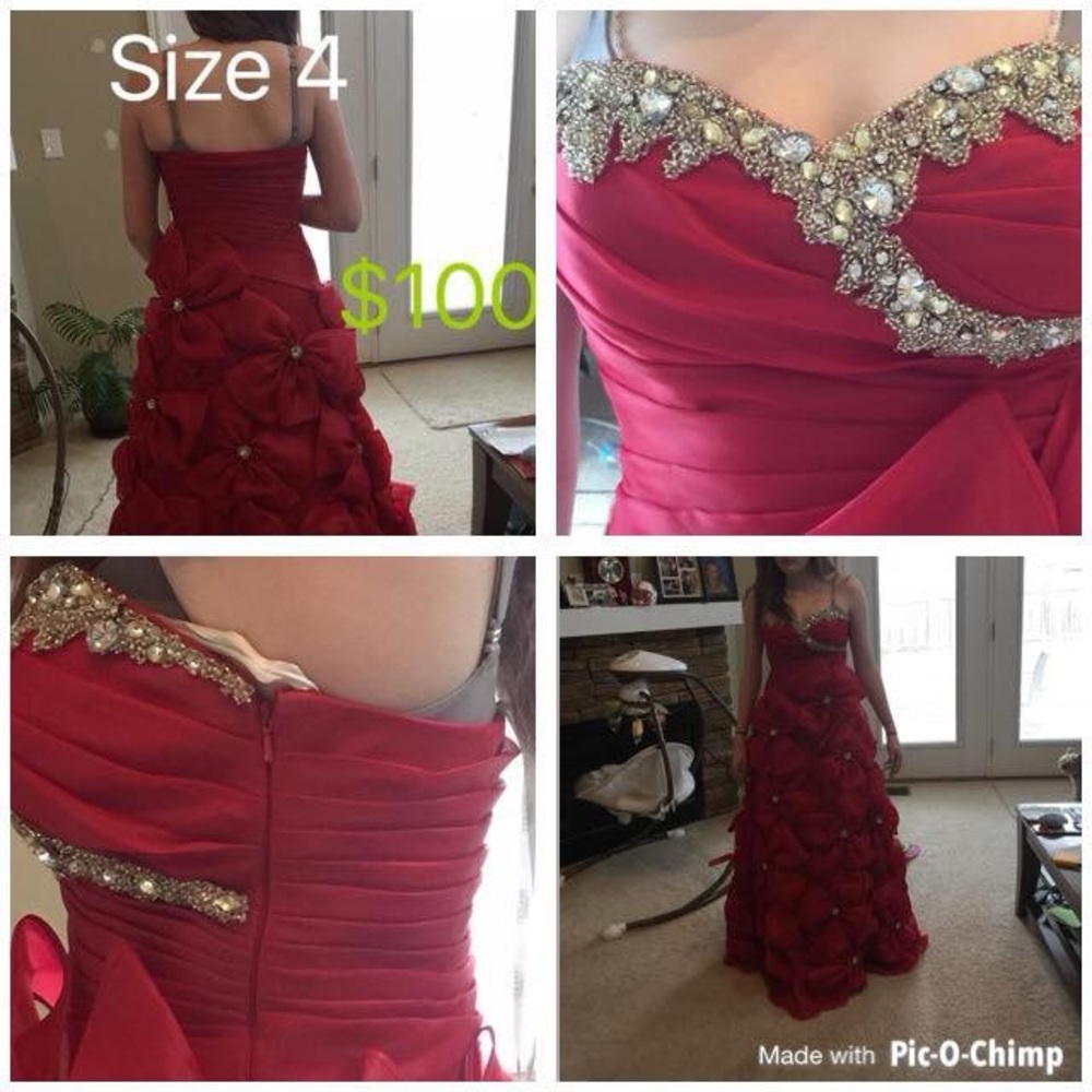 Terani Couture Red dress